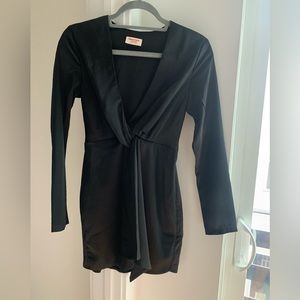 Showpo black cocktail dress